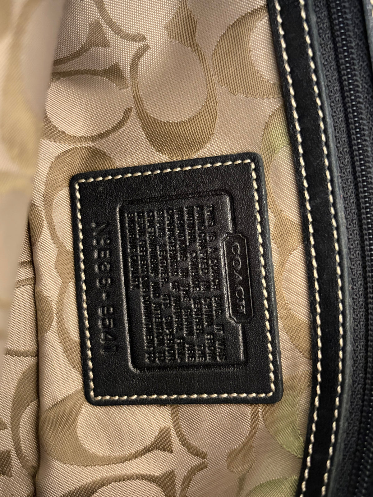 Coach Soho Black Leather Hobo Bag
