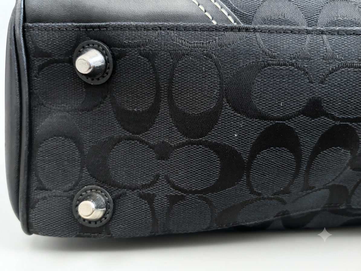 Coach Signature Belted Tote