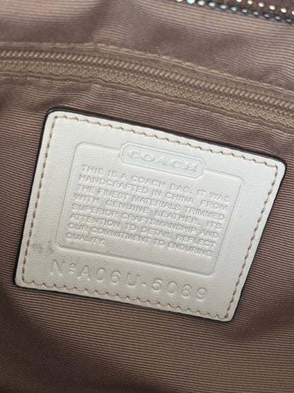 Coach Monogram Canvas Satchel