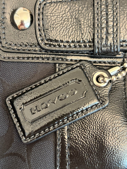 Coach Signature Pleated Gallery Tote