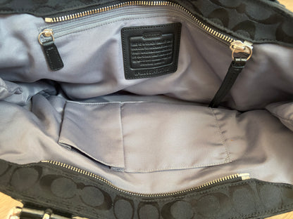 Coach Signature Pleated Gallery Tote