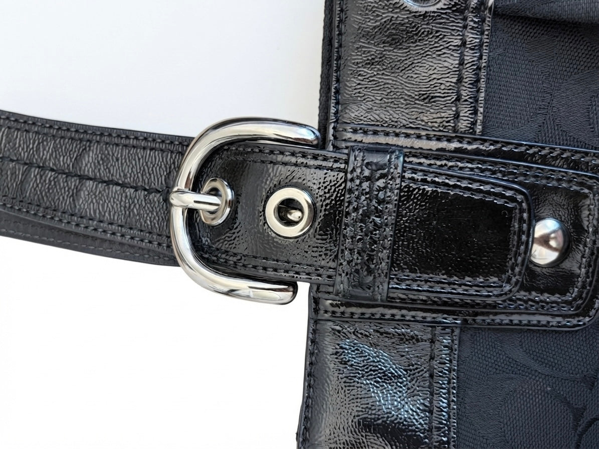 Coach Signature Pleated Gallery Tote
