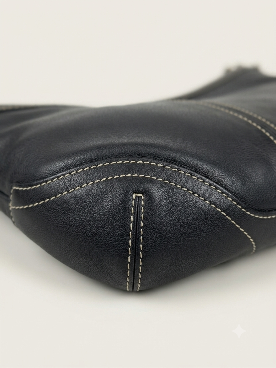 Coach Soho Black Leather Hobo Bag